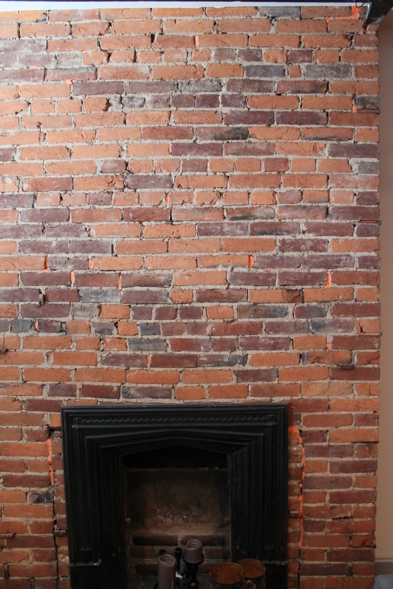 what to do with a brick fireplace
